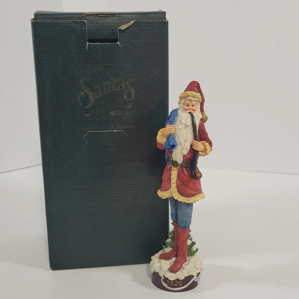 Roman Inc American Santas Through The Decades 1920 Pencil Santa Figurine 66932